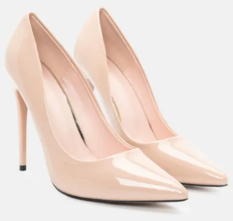 Γόβες Μυτερές - Μπεζ