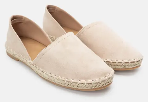 Εσπαντρίγιες με Ανοίγματα - Μπεζ-Σκούρο