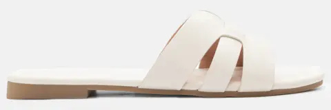 Flat Σανδάλια με Περίτεχνα Λουριά - Μπεζ