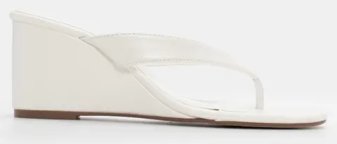 Πλατφόρμες Μονόχρωμες wedge - Λευκό