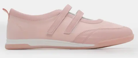 Sneakers Μπαλαρίνες με Λουράκια Scratch - Ροζ