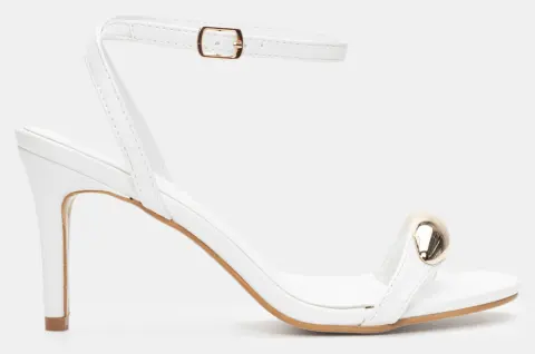 Πέδιλα με Διακοσμητικό - Λευκό