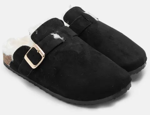 Σαμπό με Επένδυση Εσωτερική Γούνα - Μαύρο