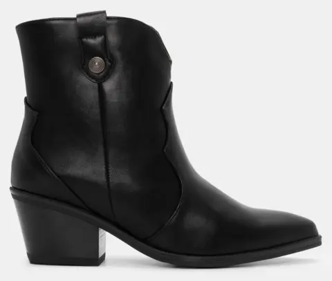 Μποτάκια Αστραγάλου Cowboy - Μαύρο