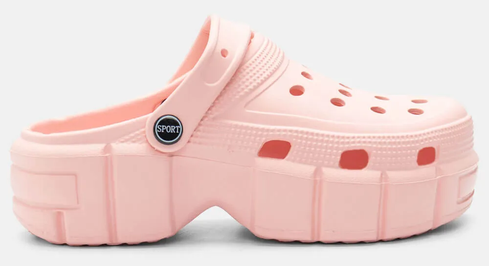 Παντόφλες Σαμπό - Ροζ