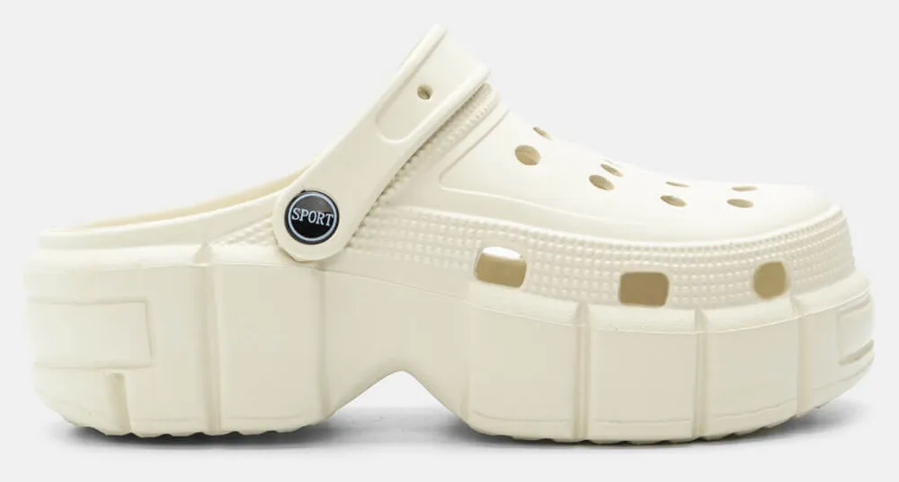 Παντόφλες Σαμπό - Μπεζ