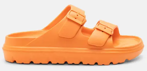 Παντόφλες με Διπλές Τόκες - Πορτοκαλί