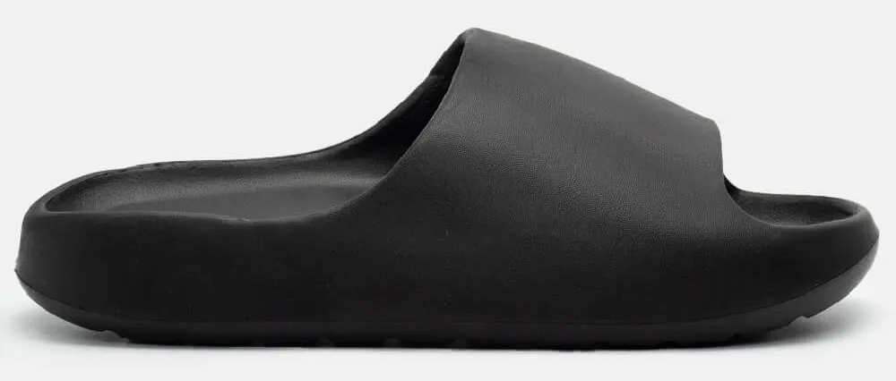 Παντόφλες Δίσολες Μονόχρωμες - Μαύρο