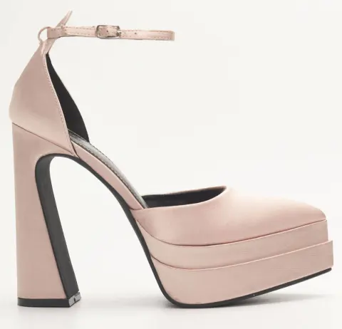 Γόβες Μυτερές με Διπλή Φιάπα - Χαλκός