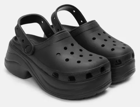 Παντόφλες Σαμπό Δίσολες - Μαύρο