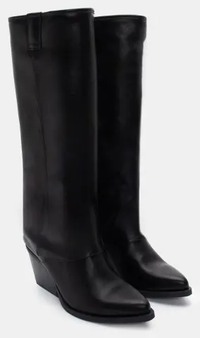 Μπότες Cowboy Μυτερές - Μαύρο