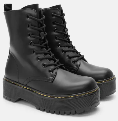 Αρβυλάκια Δίσολα με Φερμουάρ - Μαύρο