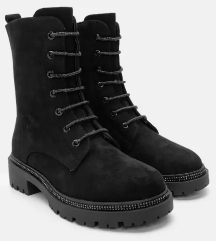 Αρβυλάκια με Strass - Μαύρο