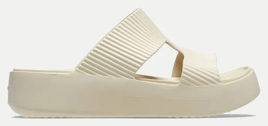 CROCS Getaway Groove Platform HStrap 210701-0LH Ecru