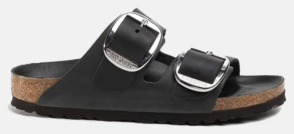 BIRKENSTOCK S26 LEATHER ARIZONA BIG BUCKLE LEOI BLACK HEX 35 - 43 NARROW CORE ESSENTIAL ΠΑΠΟΥΤΣΙ ΓΥΝΑΙΚΕΙΟ 1011075003543-BLACK Black