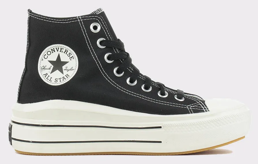 CONVERSE CHUCK TAYLOR ALL STAR MOVE PLATFORM RETRO SPORT A12585C-001 Black