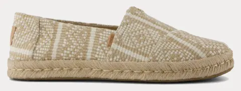 TOMS OAT DMND GLBL WVN WM ALROPE ESP 10021817-NATURAL Biege