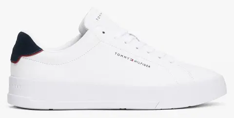 TOMMY HILFIGER TH COURT LTH DETAIL ESS FM0FM05367-0LD White