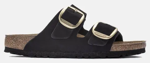 BIRKENSTOCK F25 LEATHER ARIZONA BIG BUCKLE LENB BLACK (GOLD) 35 - 43 NARROW SEASONAL ΠΑΠΟΥΤΣΙ ΓΥΝΑΙΚΕΙΟ 1023290003543-BLACK Black