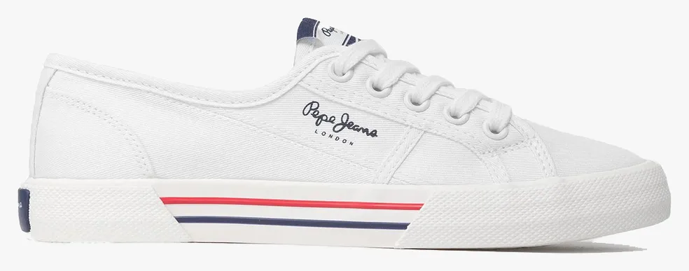 PEPE JEANS DROP 2 BRADY BASIC W ΠΑΠΟΥΤΣΙ ΓΥΝΑΙΚΕΙΟ PLS31287-800 White