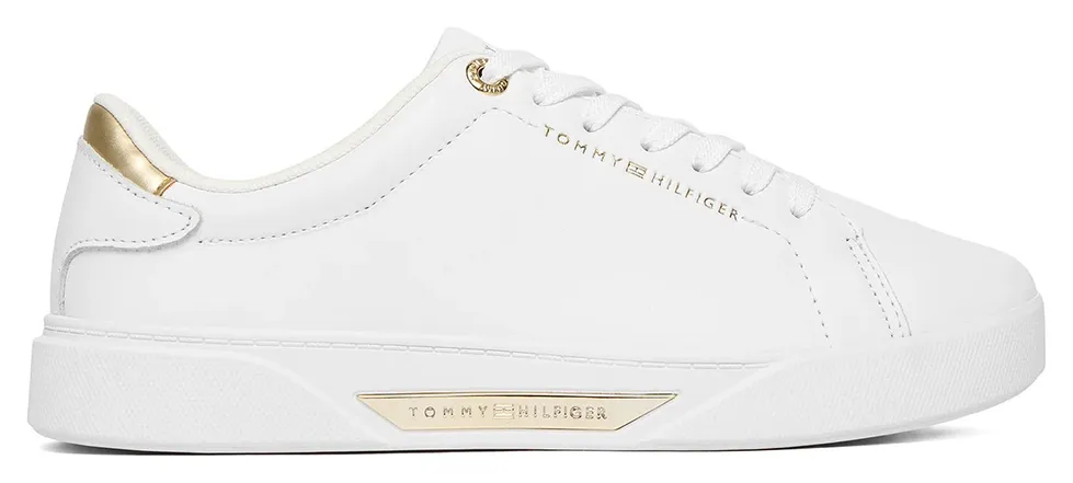 TOMMY HILFIGER ESSENTIAL CHIC COURT SNEAKER FW0FW09019-YBS White