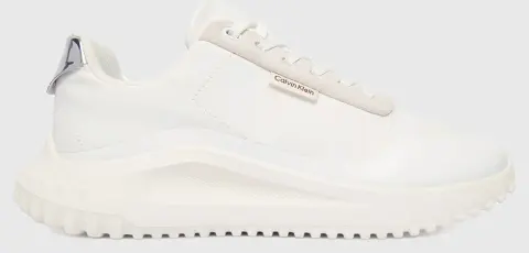 CALVIN KLEIN JEANS EVA RUNNER LACE UP MAT MIX YW0YW02016-01T OffWhite