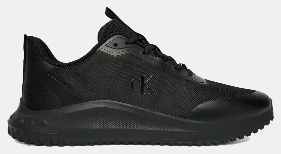 CALVIN KLEIN JEANS EVA RUNNER LACE UP MAT MIX YM0YM01442-0GJ TotalBlack