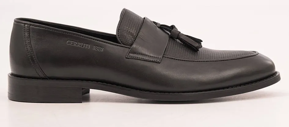 CERRUTI ΠΑΠΟΥΤΣΙΑ LOAFER 90.33.CSSUO1263MT-BLACK Black