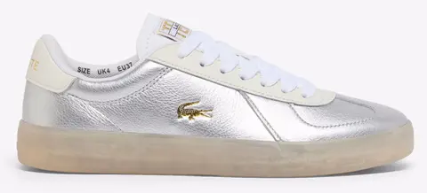 LACOSTE ΥΠΟΔΗΜΑ ΓΥΝΑΙΚΕΙΟ BASESHOT PRO 225 1 BASESHOT PRO 225 1 SFA 37-50SFA0031AAB-0000 MetallicSilver