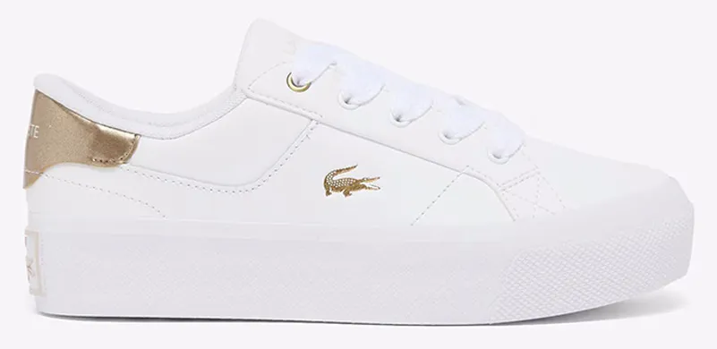 LACOSTE ΥΠΟΔΗΜΑ ΓΥΝΑΙΚΕΙΟ ZIANE PLATFORM 126 1 ZIANE PLATFORM 126 1 CFA 37-51CFA0020ALM-0000 White