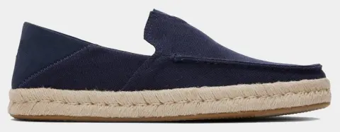 TOMS NVY HRTG CNVS/ SUEDE MN ALONSO ESP 10020889-NAVY NavyBlue