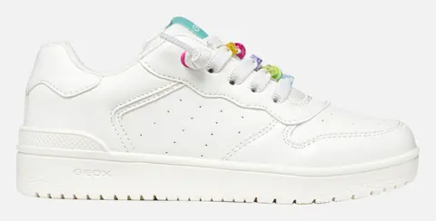 GEOX J WASHIBA D - SYNT.LEA J45HXD000BCC0653 28-35-C0653 White