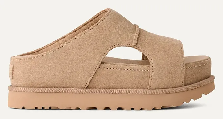 UGG Goldenstar Hi Cutout Slide 1175132-SAN Biege