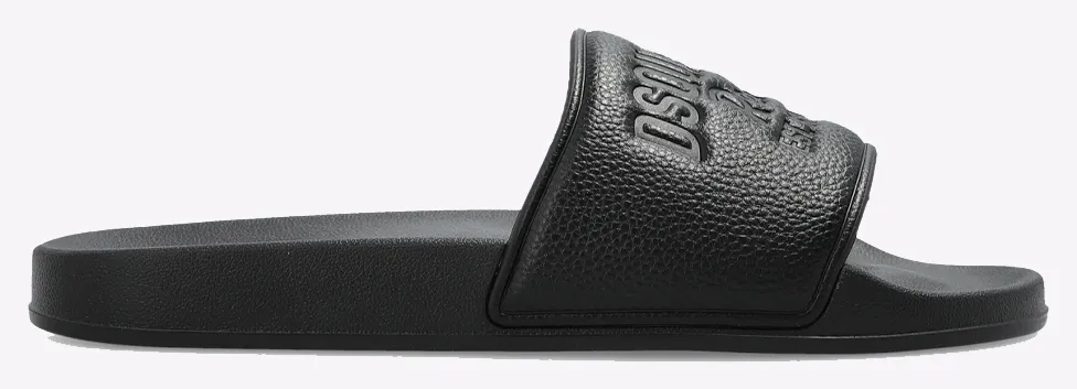 DSQUARED2 FLAT SANDALS FSM009035008878-2124 TotalBlack