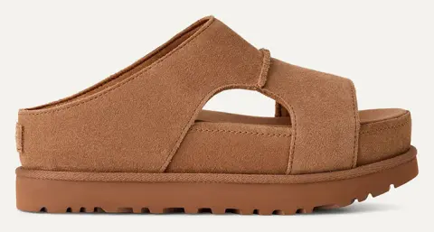UGG Goldenstar Hi Cutout Slide 1175132-CHE Tan