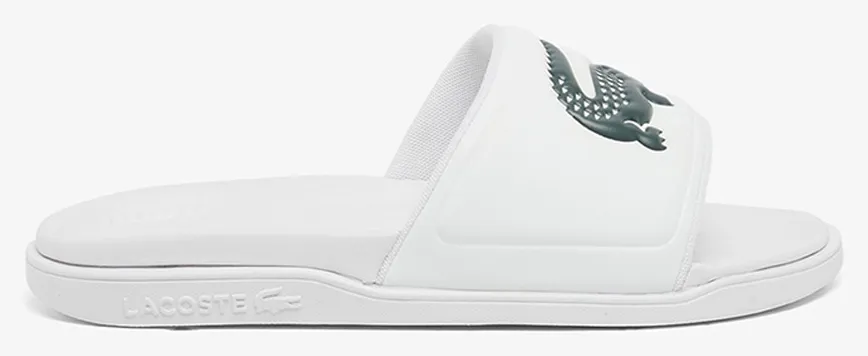 LACOSTE ΠΑΠΟΥΤΣΙΑ ΑΝΤΡΙΚΑ SERVE SLIDE DUAL 1253 37-49CMA00381R5-0000 White