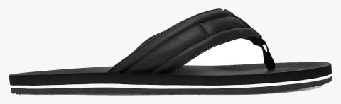 TOMMY HILFIGER HILFIGER PADDED BEACH SANDAL FM0FM05801-BDS Black
