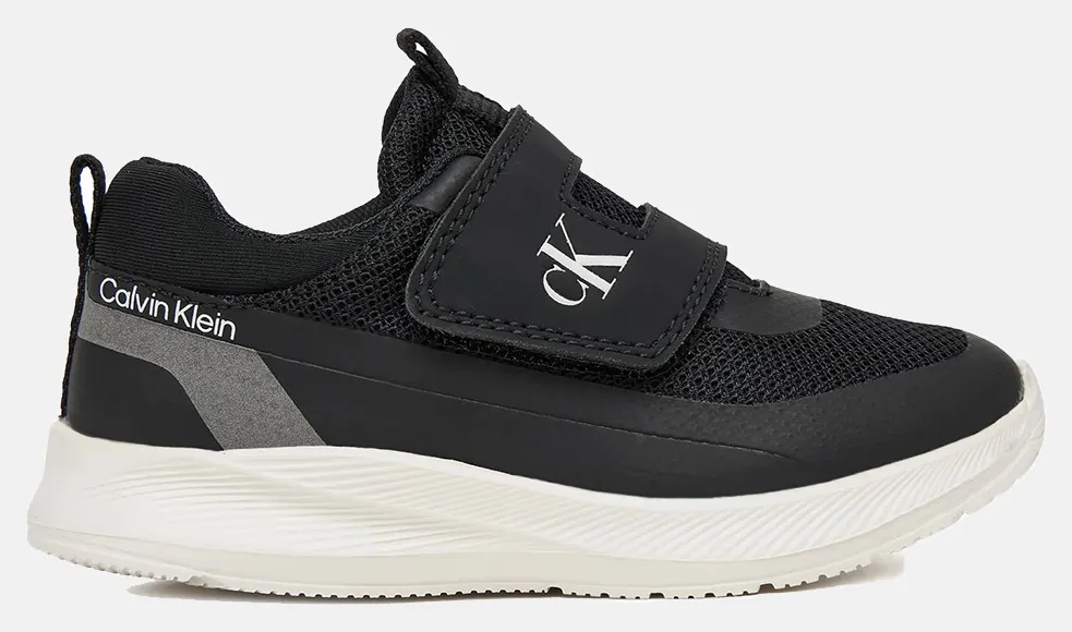 CALVIN KLEIN LOW CUT VELCRO SNEAKER V1X9-83308-1843-19-29-999 Black