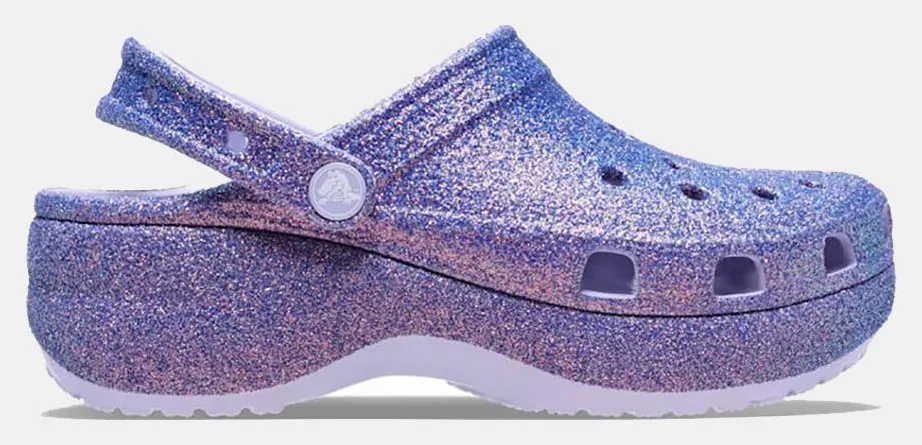 CROCS Platform Irid Glitter Clog 211024-5BR Mixed
