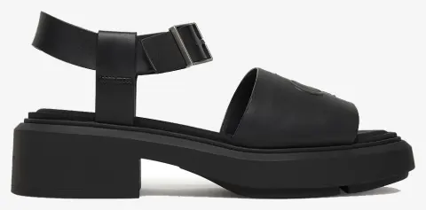 CALVIN KLEIN JEANS CHUNKY SANDAL LTH MG HW0HW03131-0GJ TotalBlack