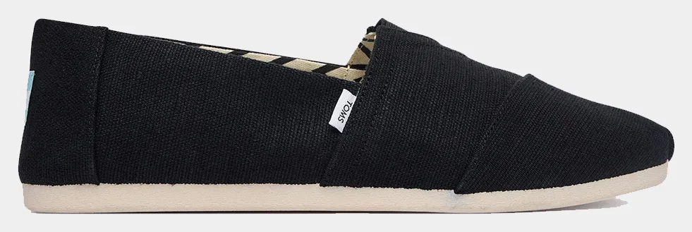 TOMS BLK HRTG CNVS MN ALPR ESP 10020792-BLACK Black