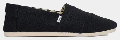 TOMS BLK HRTG CNVS MN ALPR ESP 10020792-BLACK Black