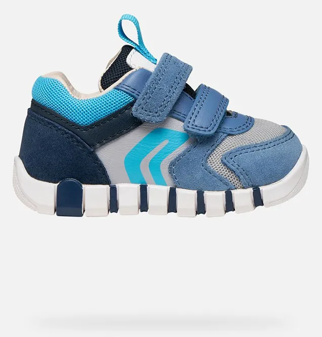 GEOX B IUPIDOO B. D - SUEDE+MESH B3555D02214C4S1L-C4S1L SkyBlue
