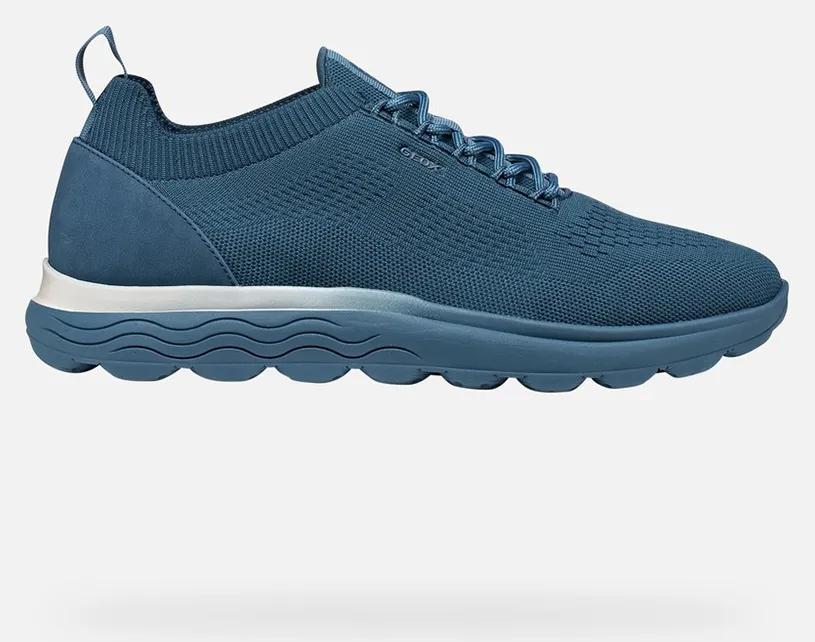 GEOX U SPHERICA A - KNITTED TEXT. U15BYA0005ZC4086-C4086 SteelBlue