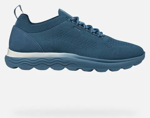 GEOX U SPHERICA A - KNITTED TEXT. U15BYA0005ZC4086-C4086 SteelBlue