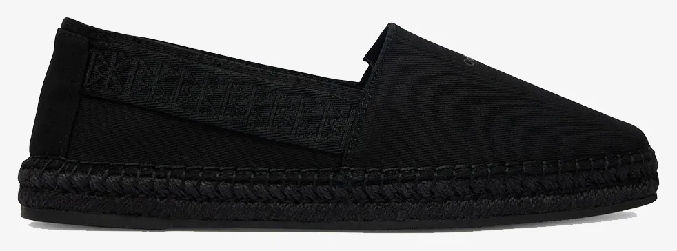 CALVIN KLEIN JEANS ESPADRILLE WEBBING CV HM0HM02075-0GJ Black