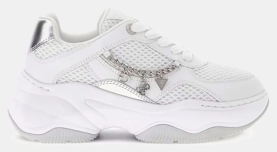 GUESS HARPAA ΠΑΠΟΥΤΣΙ ΓΥΝΑΙΚΕΙΟ FLPHARELE12-WHITE White