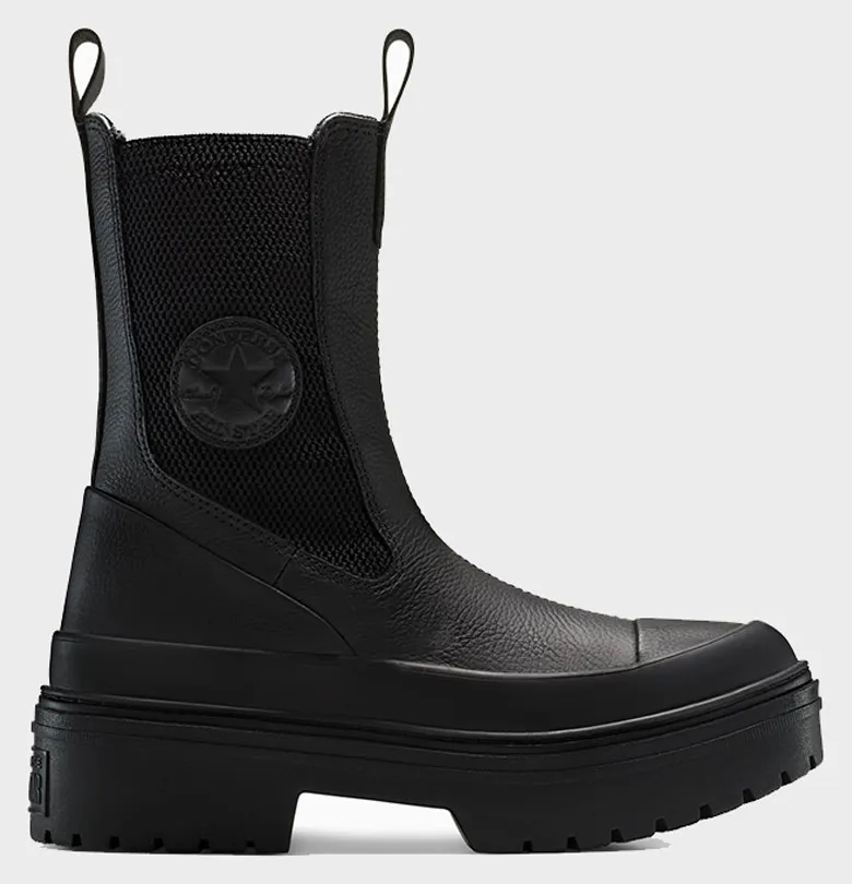 CONVERSE CHUCK TAYLOR ALL STAR LUGGED HEEL CHELSEA BOOT A12985C-001 Black