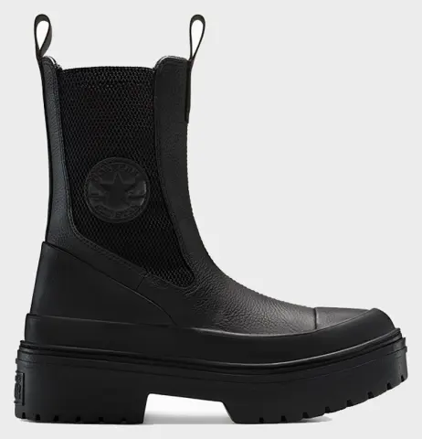 CONVERSE CHUCK TAYLOR ALL STAR LUGGED HEEL CHELSEA BOOT A12985C-001 Black
