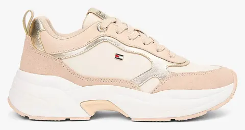 TOMMY HILFIGER TH CHUNKY RUNNER METALLIC FW0FW09204-0HV Gold